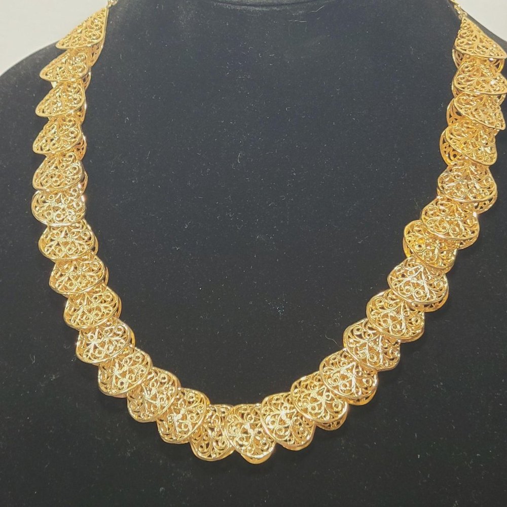 Stunning Napier Stamped 14k Gold Fill Bell Design Gem